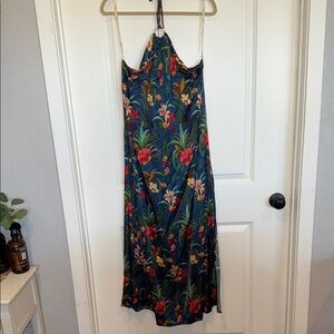 Tropical Floral Maxi Dress